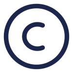 Copyright SVG Icon
